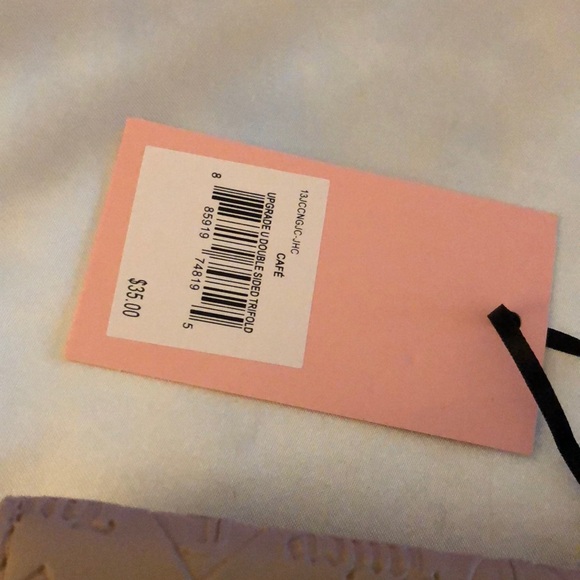 Juicy Couture Cafe Upgrade U Double Sided Trifold Wallet NWT - Picture 4 of 16